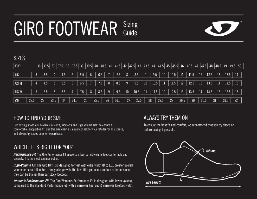GIRO LATCH Sapatos de BTT para mulher Preto