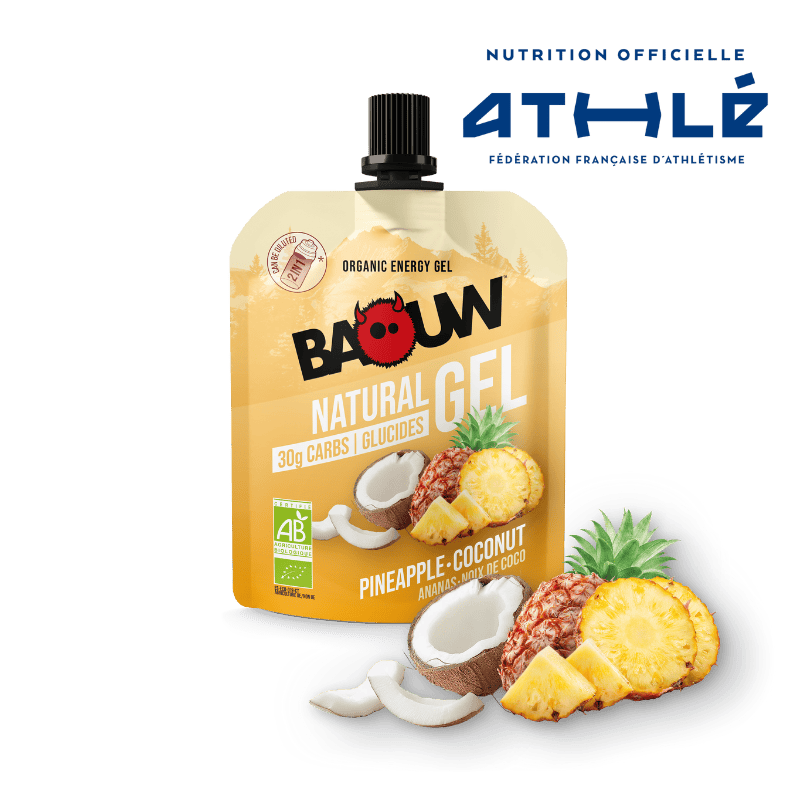 BAOUW Gel Energético Ananás/Coco Biológico (85g)