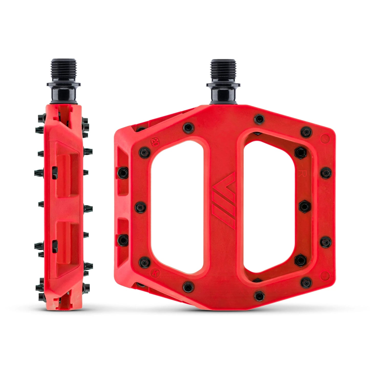 Pedais planos DMR V11 vermelhos