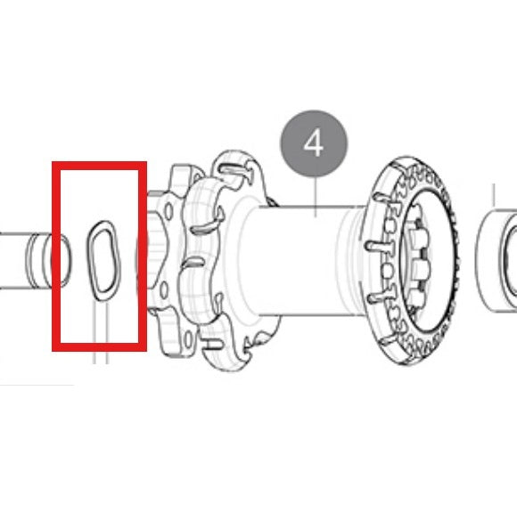KIT DE 3 ANILHAS ONDULADAS MAVIC ID360 PARA ROLAMENTOS 6903