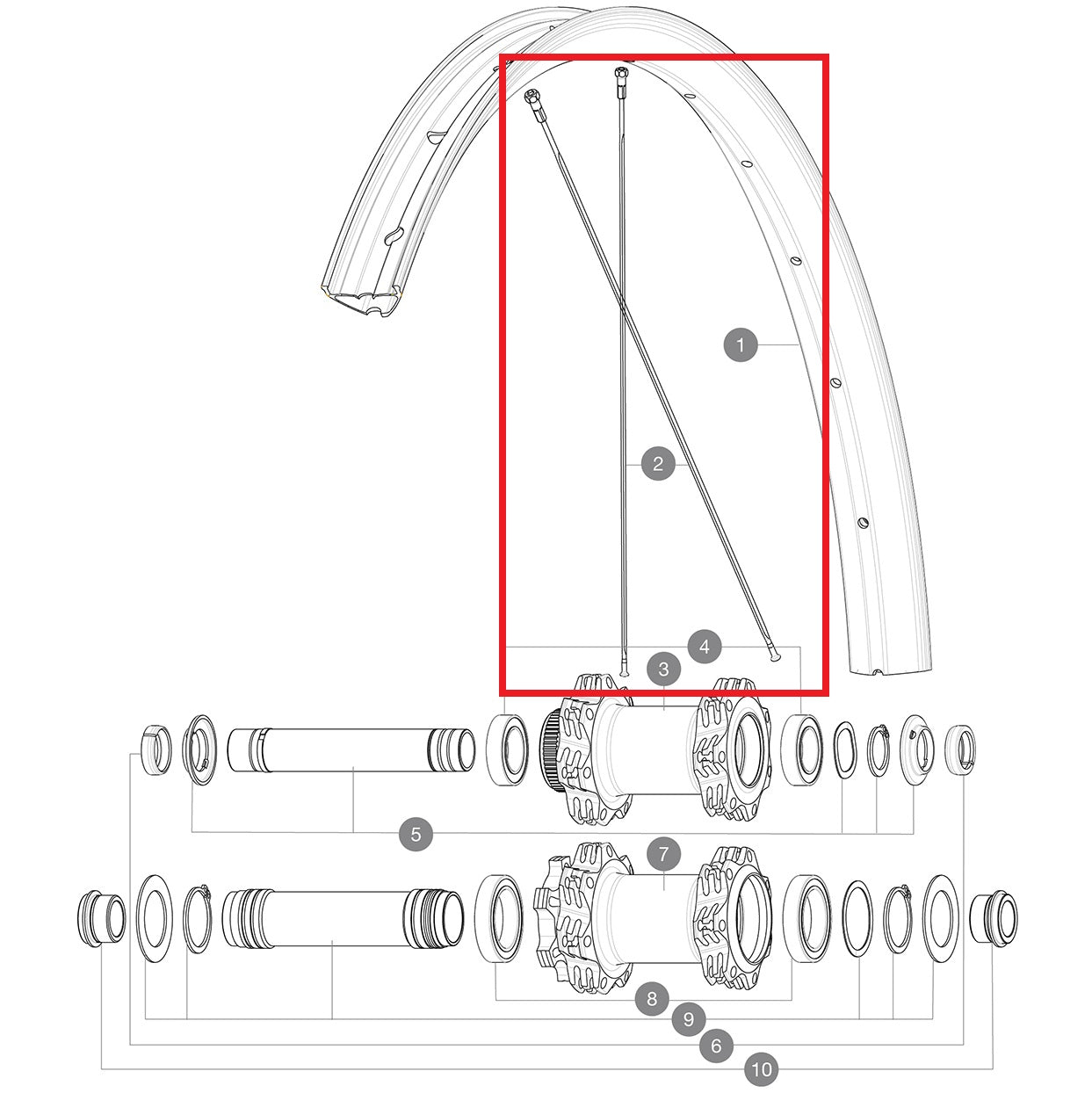 KIT 14 LADO DA TRACÇÃO TRASEIRA EDEEMAX 29'' RAIO PLANO 303 + CASQUILHO