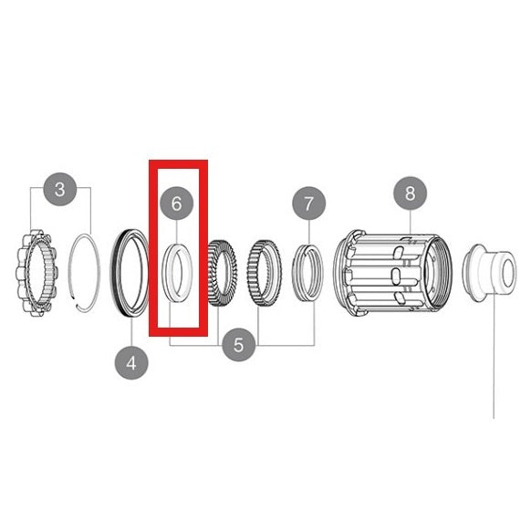 KIT 3 ANILHAS MAVIC ID360 PARA ROLAMENTO 17X30X7 (6903)