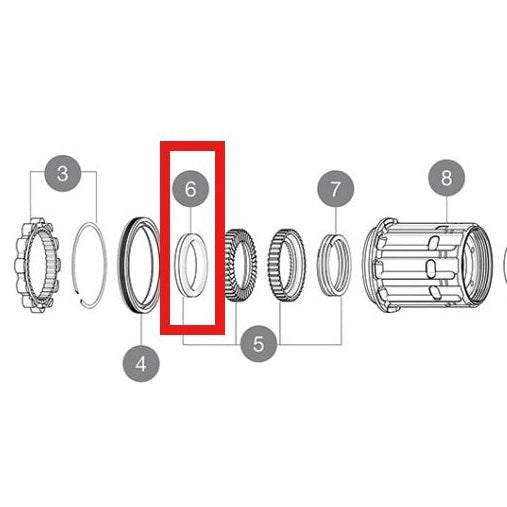 KIT 3 ANILHAS MAVIC ID360 PARA ROLAMENTO 17X30X7 (6903)