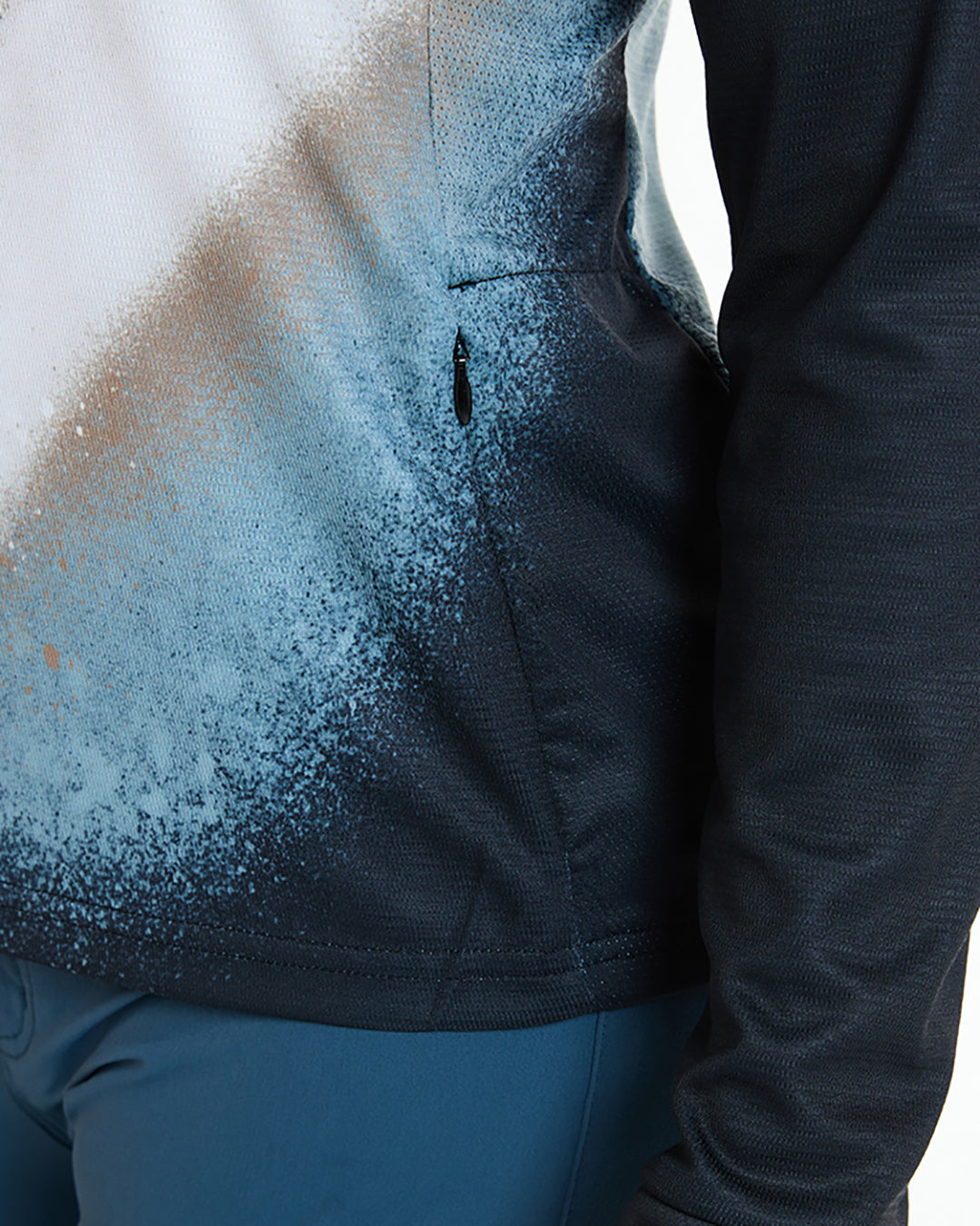 Camisola de manga comprida DHARCO GRAVITY GOLDEN STREAK para mulher Preto/azul