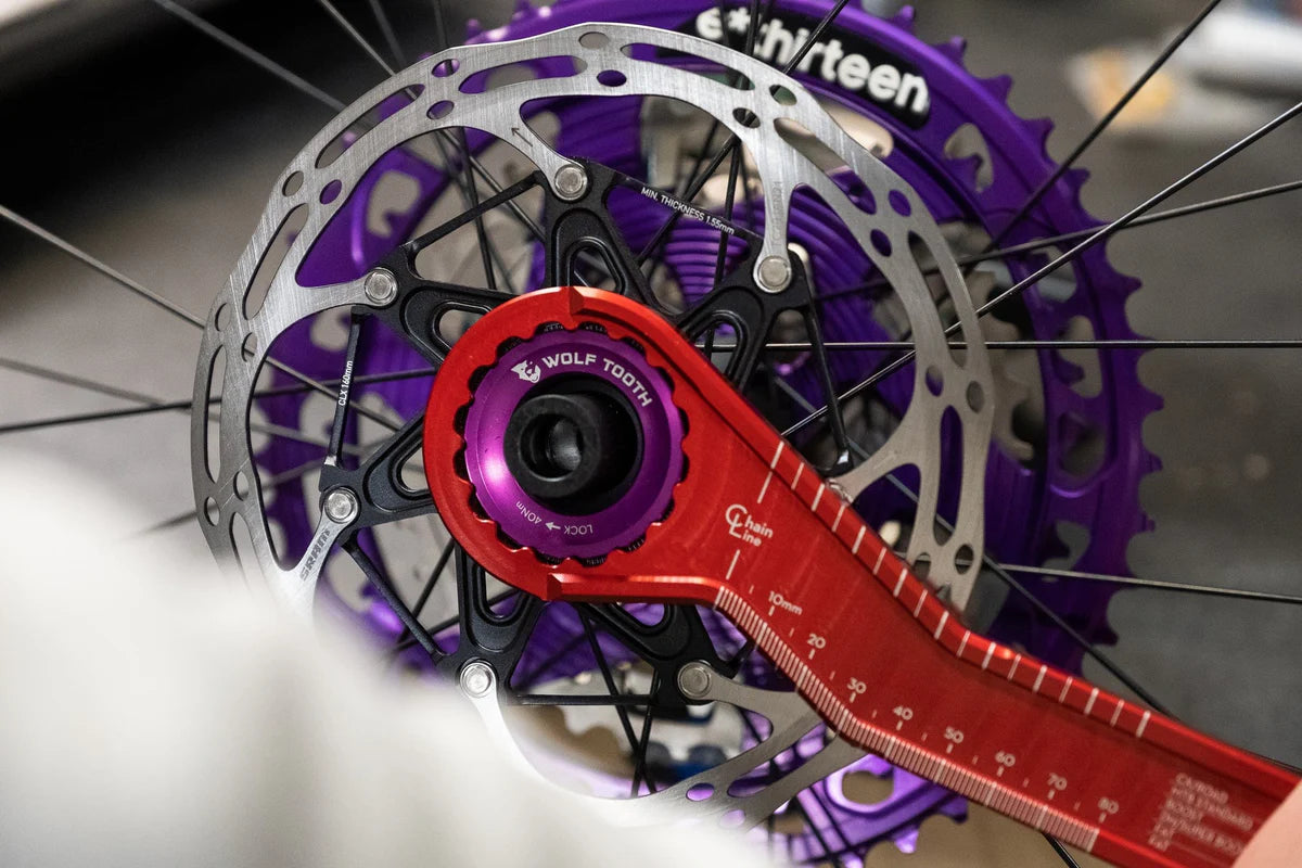 Porca Centerlock externa WOLF TOOTH roxa