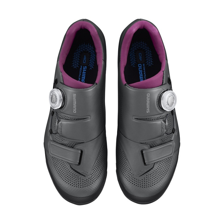 Sapatos de BTT SHIMANO XC502 para mulher Cinzento