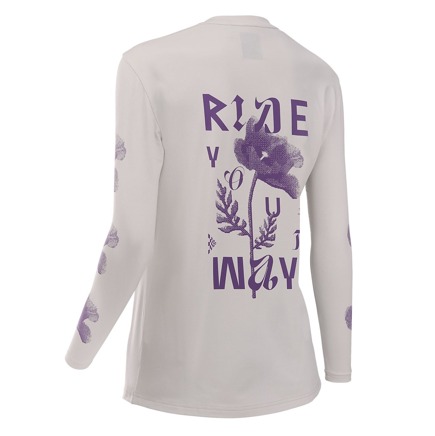 Camisola de manga comprida NORTHWAVE XTRAIL 2 para mulher Cinzento/Púrpura