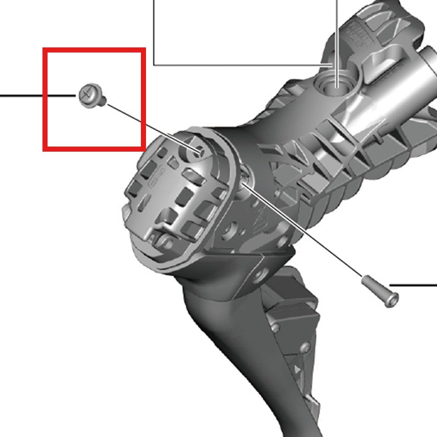 Parafuso da tampa da bateria SHIMANO para alavanca ST-R9270/R8170/R7170