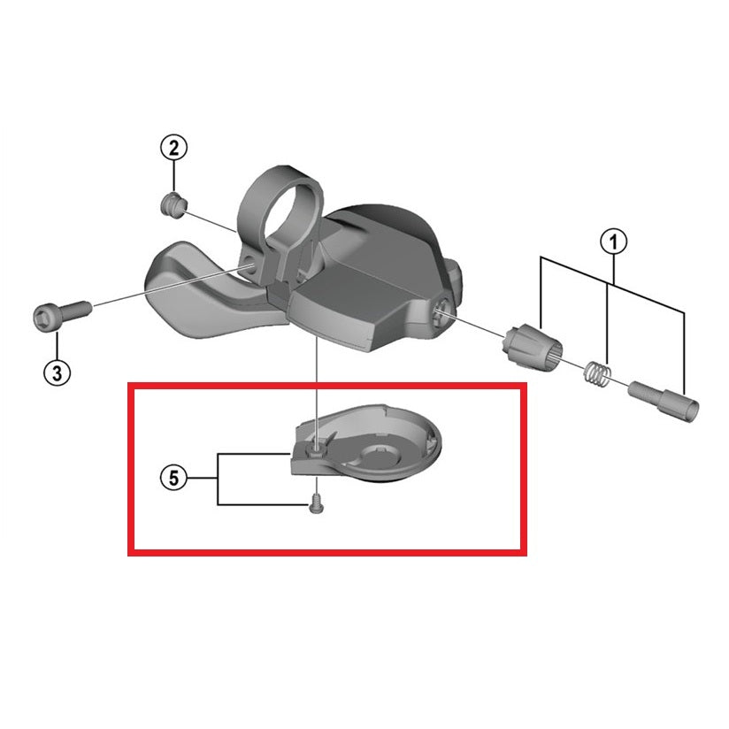 Tampa da alavanca esquerda da SHIMANO U4000
