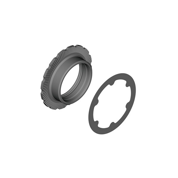 12V SHIMANO XT FC-M8100 Porca e anilha da pedaleira Preto