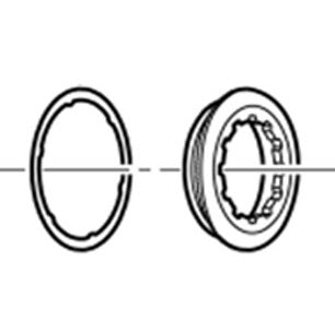 Anel de bloqueio e anilha SHIMANO CS-9000