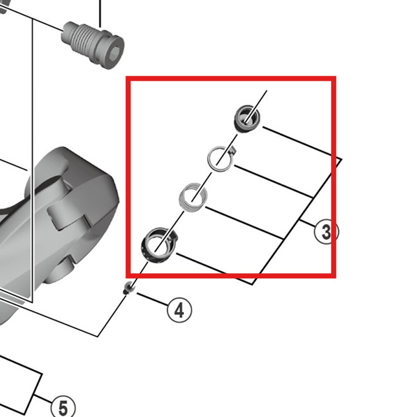 Parafuso de ajuste da tensão SHIMANO RD-R8000