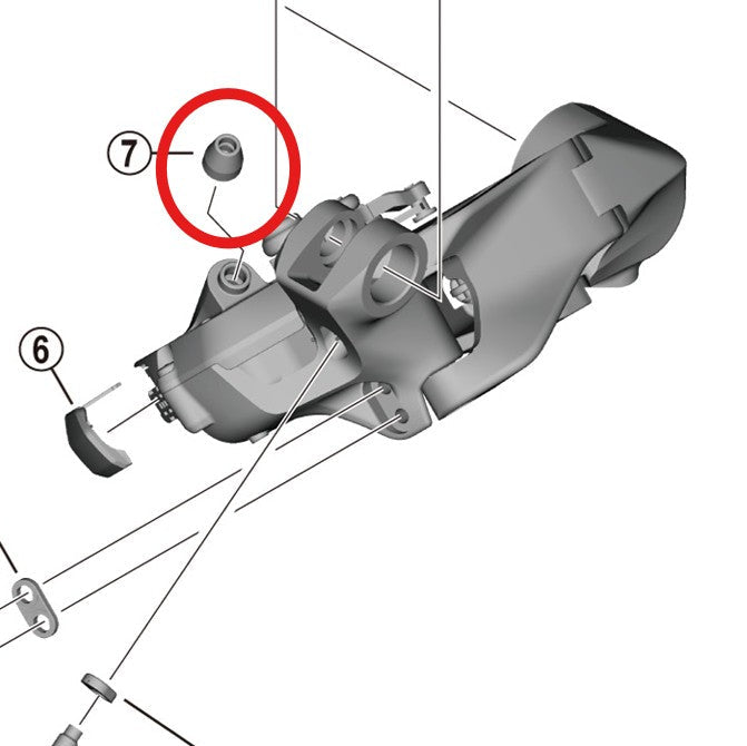 Fole de proteção SHIMANO RD-R9250