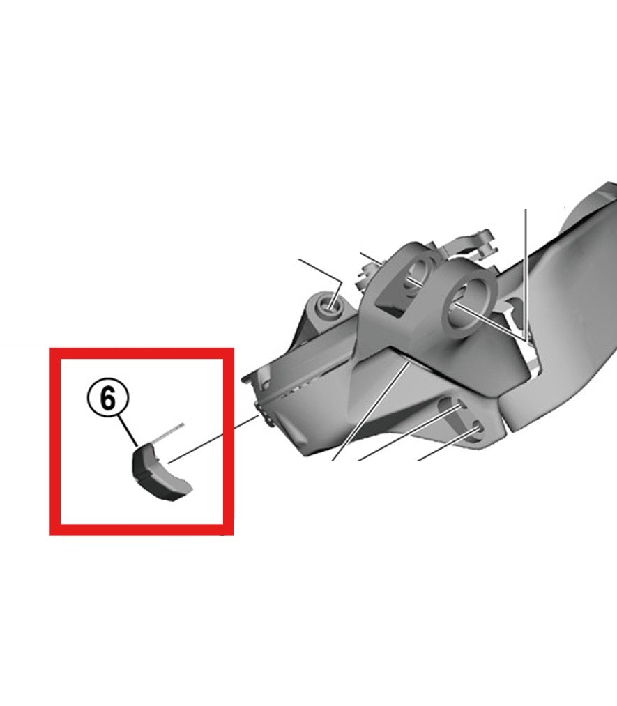 Tampa da porta de carregamento SHIMANO RD-R8150/7150/RX825