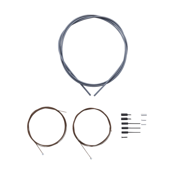 Kit de cabos e mangueiras de desviador SHIMANO DURA-ACE 9000 Polymer Grey