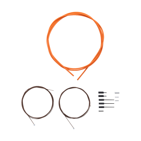 Kit de cabos e mangueiras de desviador SHIMANO DURA-ACE 9000 Polymer Orange