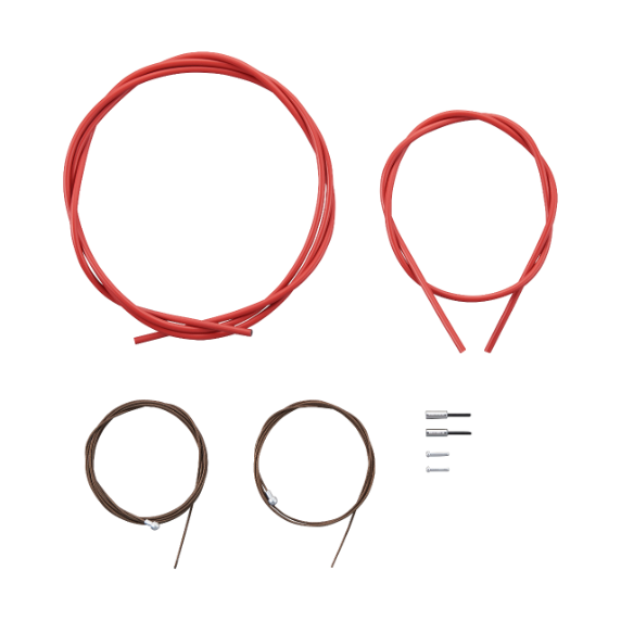 Kit de cabos e mangueiras de travão SHIMANO DURA-ACE 9000 Vermelho