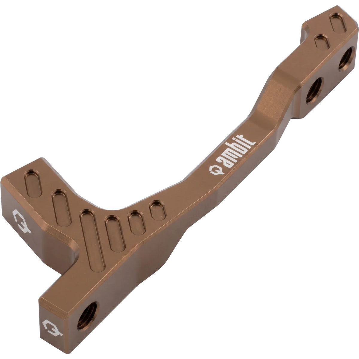Adaptador de pinça de travão dianteira/traseira PM/PM AMBIT +20 mm (140–160 mm) castanho