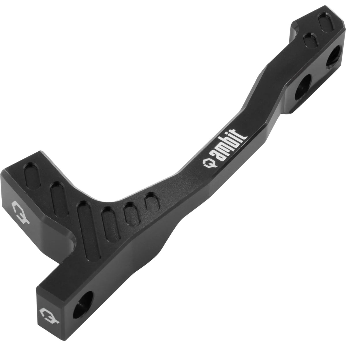 Adaptador de pinça de travão dianteira/traseira PM/PM AMBIT +20 mm (140–160 mm) preto