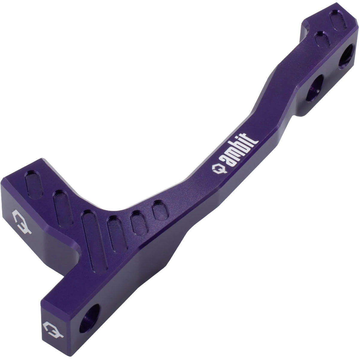 Adaptador de pinça de travão dianteira/traseira PM/PM AMBIT +20 mm (140–160 mm) violeta