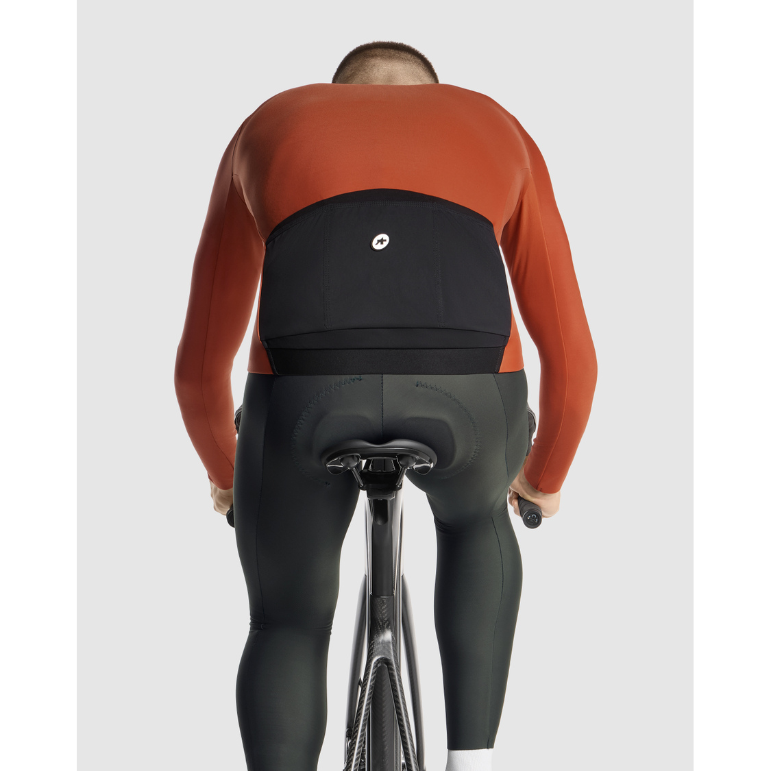 ASSOS MILLE GT Manga comprida C2 Camisola castanha ferrugenta