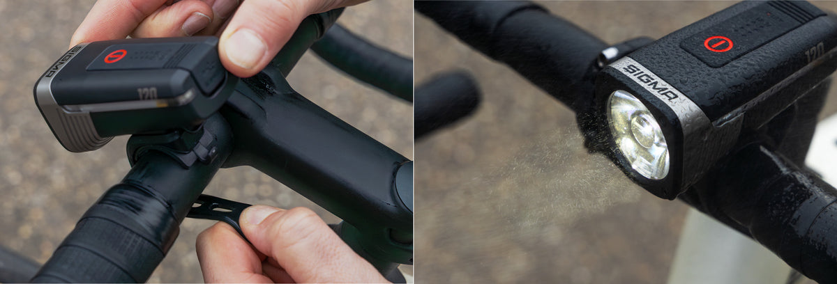 SIGMA AURA 120 LINK — montagem e resistência à água