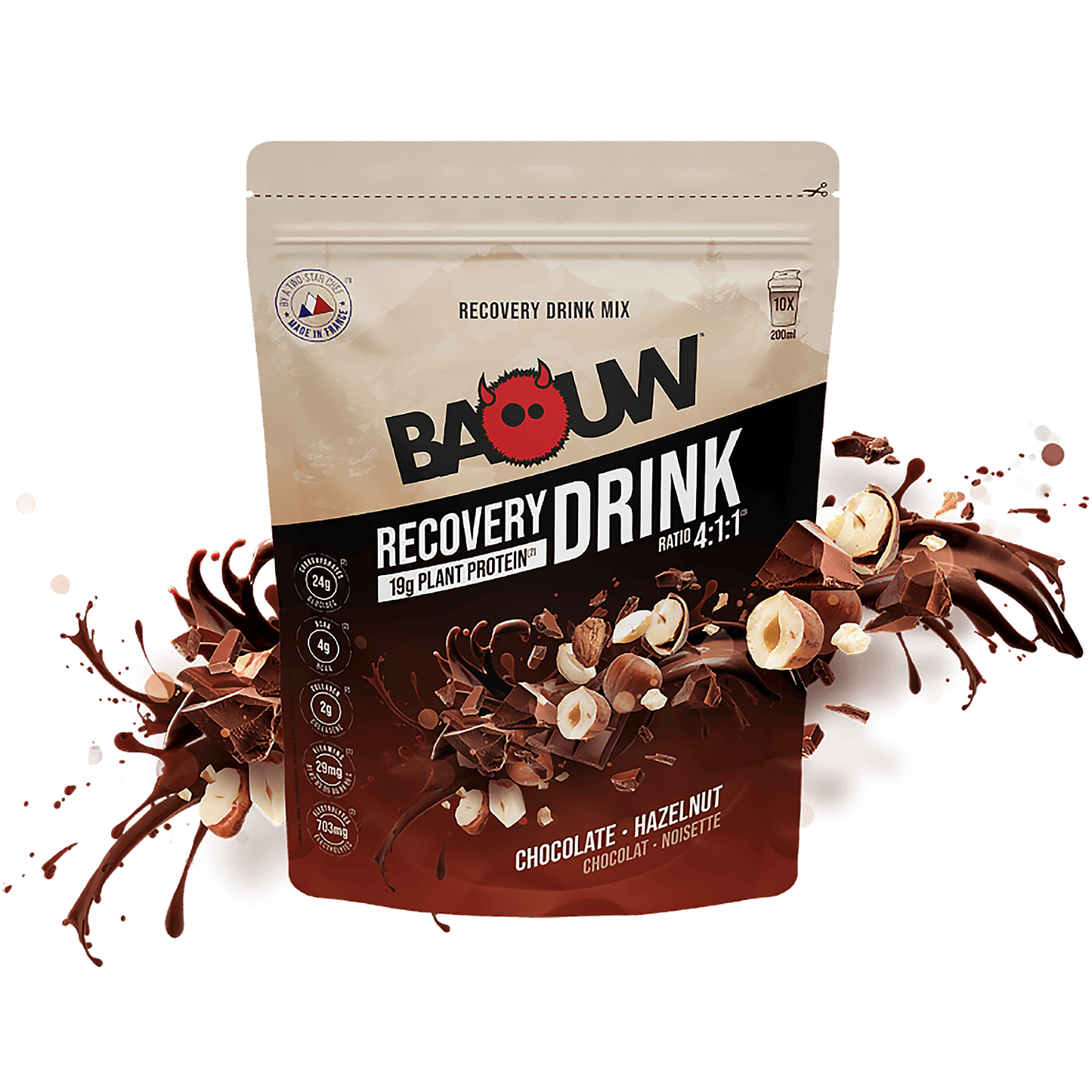 BAOUW RECOVERY Drink (500g) Chocolate Avelã