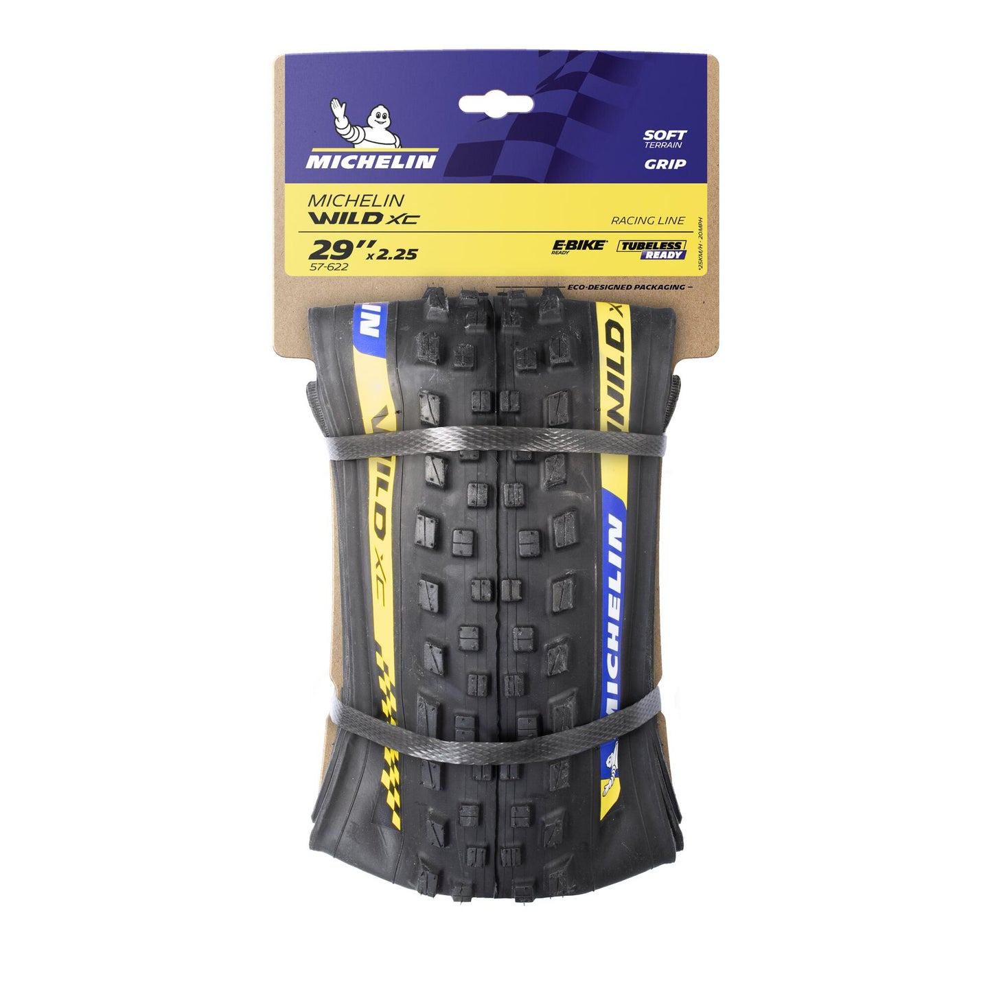 Michelin Wild XC Racing Line 29x2.25 Pneu flexível sem câmara