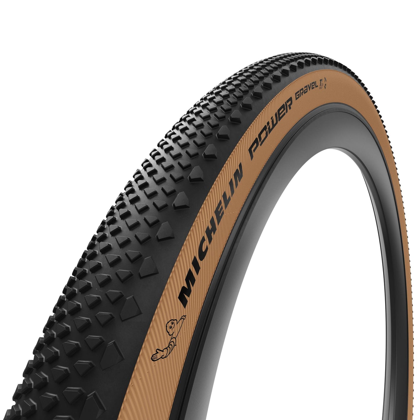 Pneu MICHELIN POWER GRAVEL Competition Line 700x40c Tubeless Ready Castanho