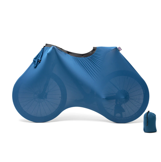 BUDS Capa extensível para meias de bicicleta Azul