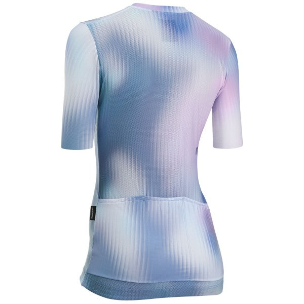 NORTHWAVE BLADE Camisola de manga curta para mulher Rosa/Azul