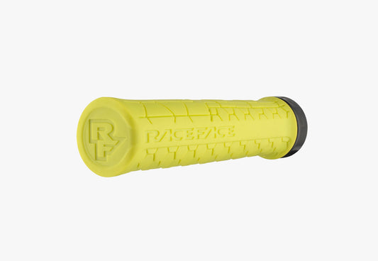 Punhos RACE FACE GETTA Lock-On 135mm Amarelo