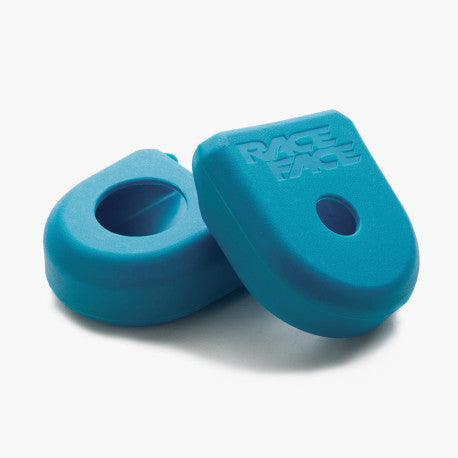 RACE FACE BOOT PEDAL ALU Protectores da manivela turquesa