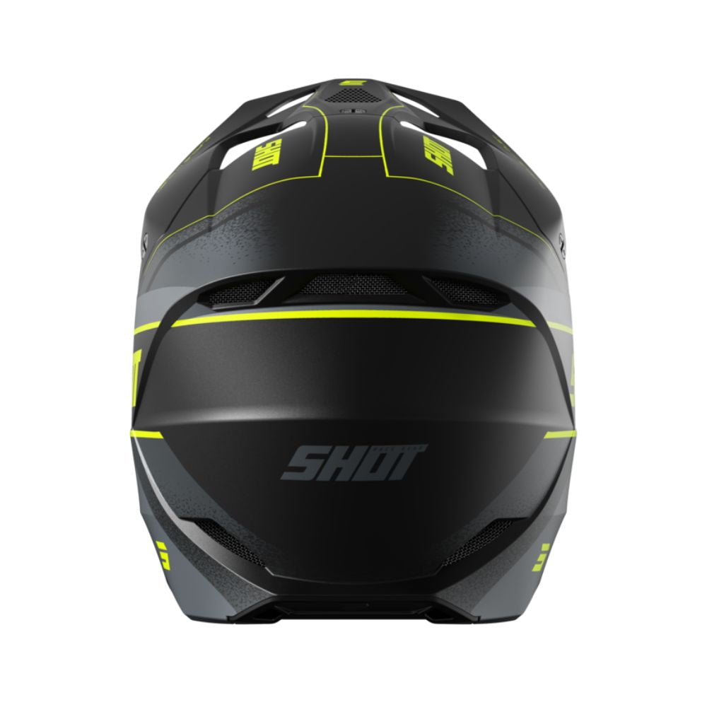 Casque BMX SHOT FURIOUS Dust Neon Yellow Matt