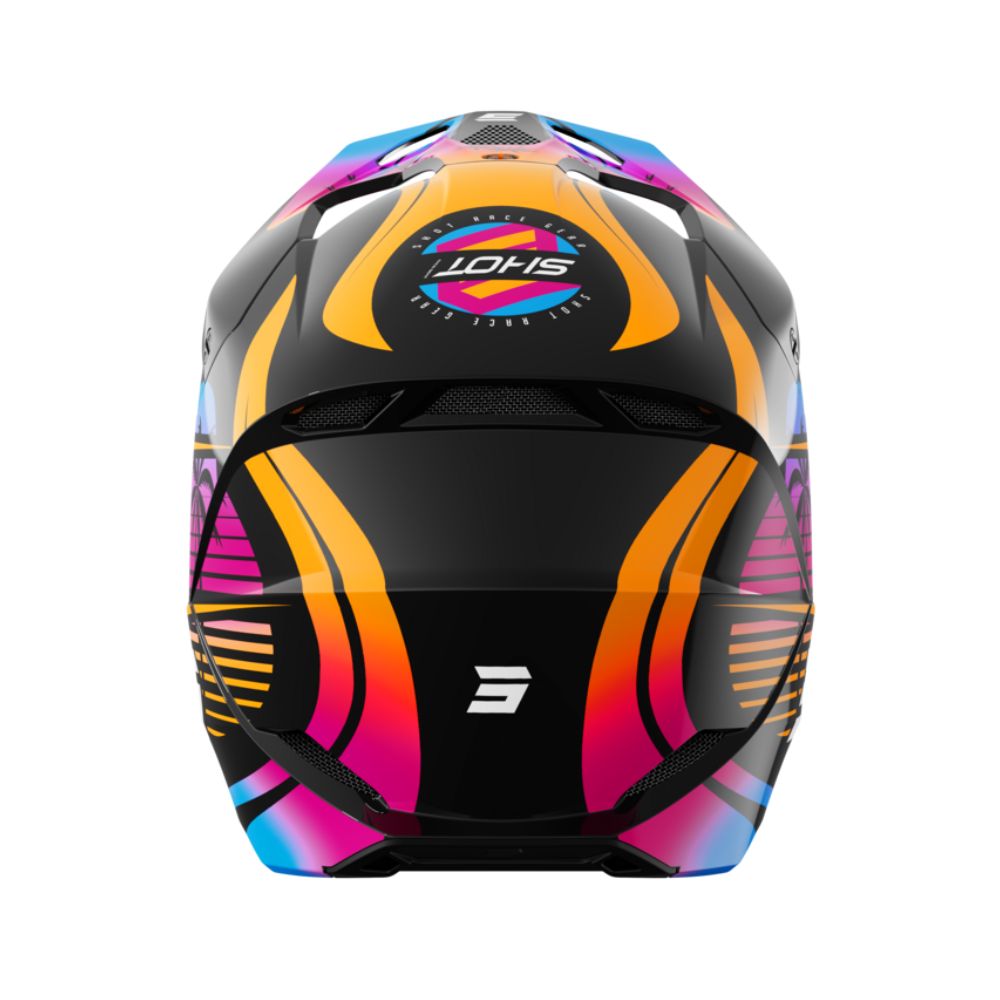 Casque BMX SHOT FURIOUS Miami Orange Glossy