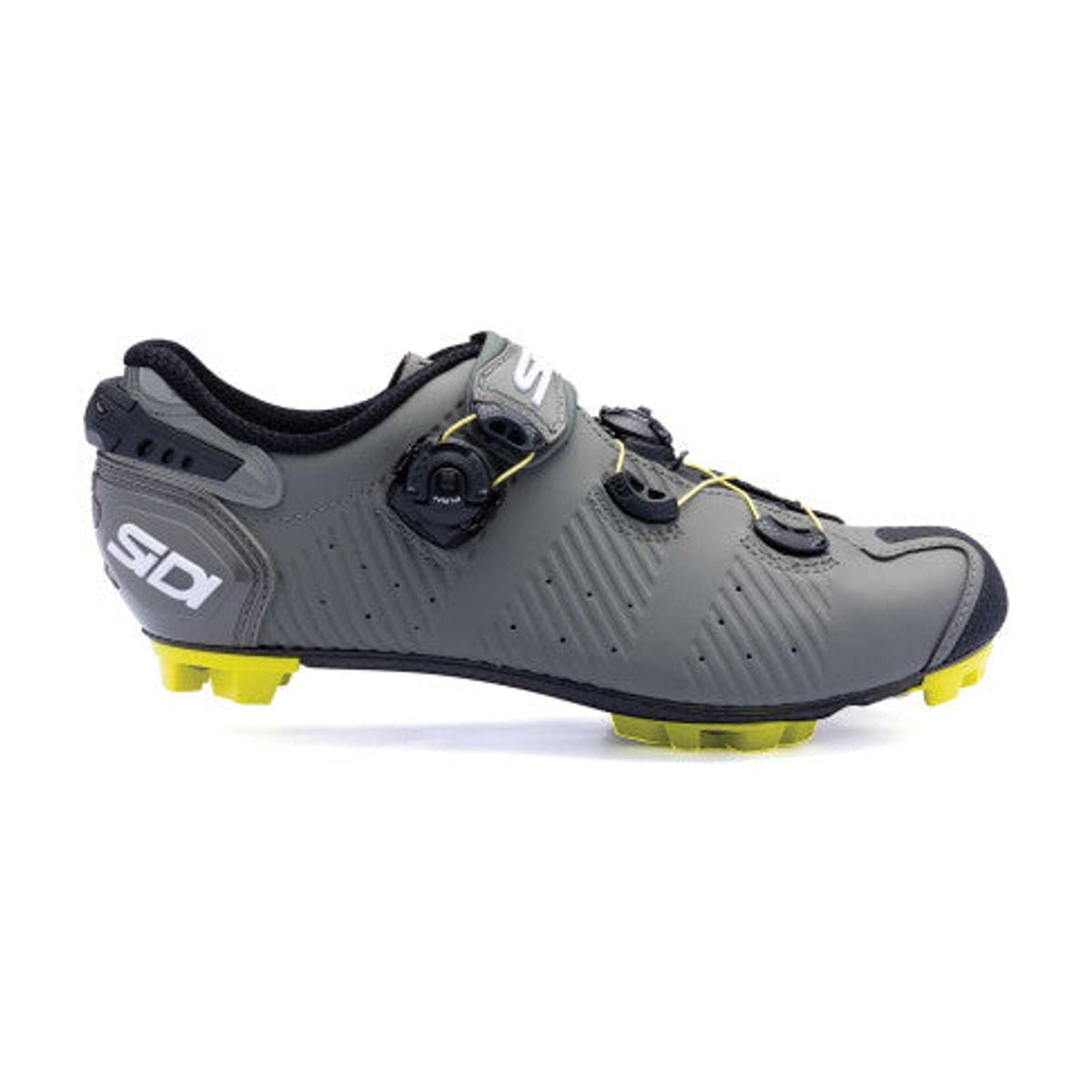 Sapatilhas de BTT SIDI DRAKO 2S SRS cinzento militar/amarelo