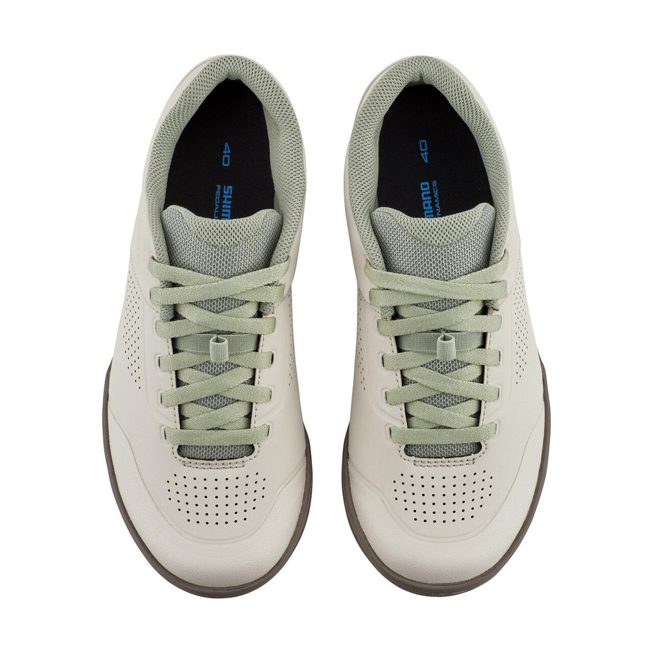 Sapatos de BTT SHIMANO GR5 para mulher Bege