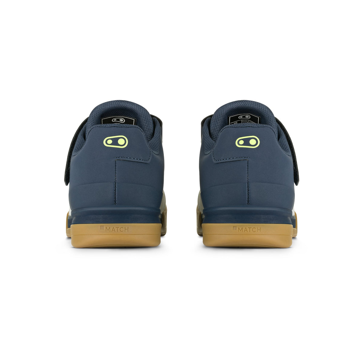 Sapatos de BTT CRANKBROTHERS MALLET BOA CLIP azul-marinho/cinzento/borracha natural — vista traseira