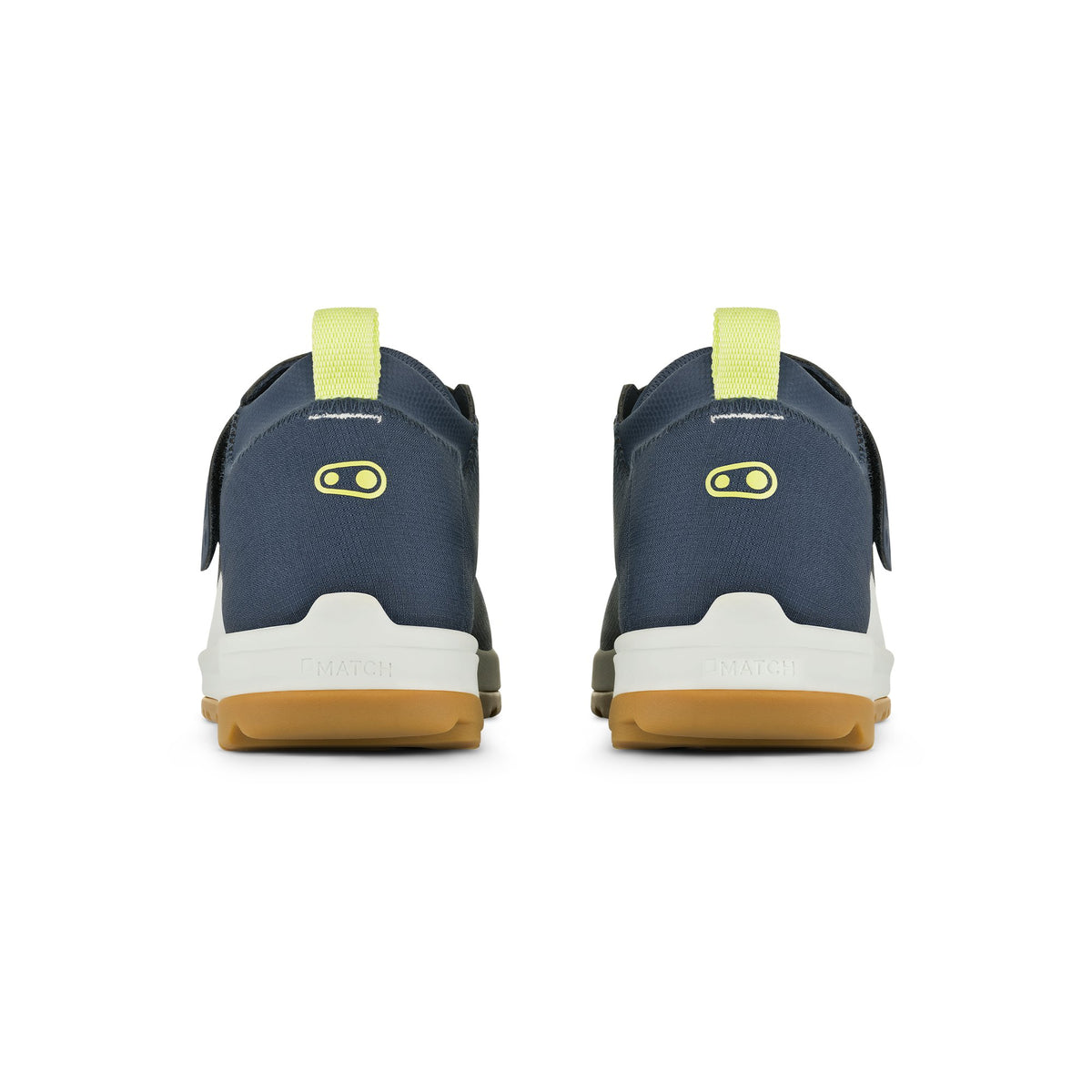 Sapatos de BTT CRANKBROTHERS STAMP TRAIL BOA azul-marinho/cinzento/borracha natural — vista traseira