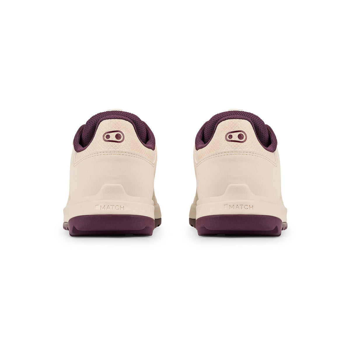 Sapatos de BTT CRANKBROTHERS STAMP TRAIL LACE branco/roxo — vista traseira