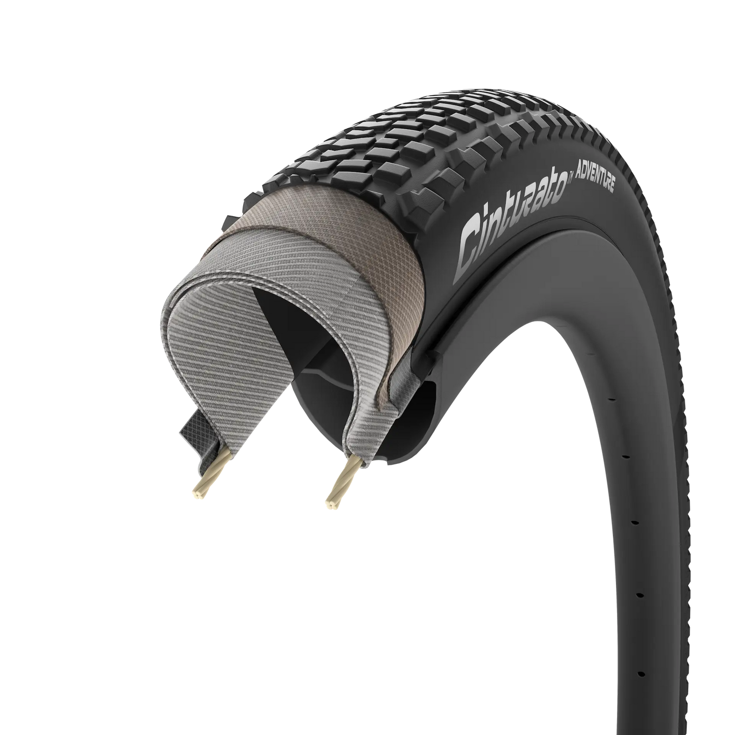 Pneu PIRELLI CINTURATO ADVENTURE 700x45c Tubeless Ready Bege clássico