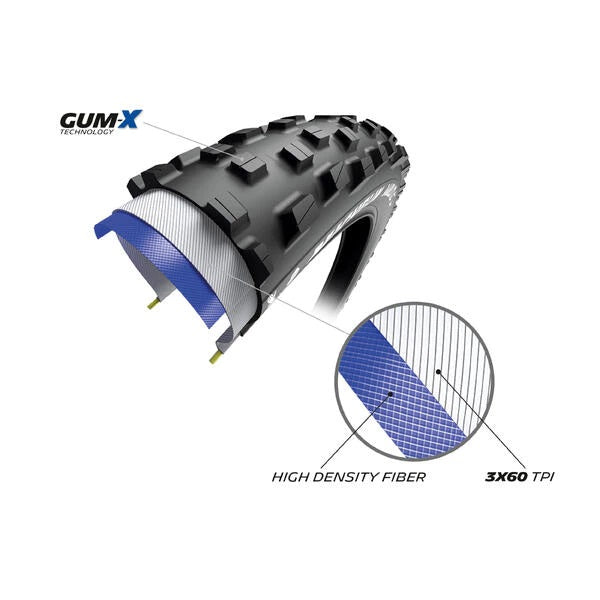 Michelin Wild XC Performance Line 29x2.25 Pneu flexível pronto para câmara