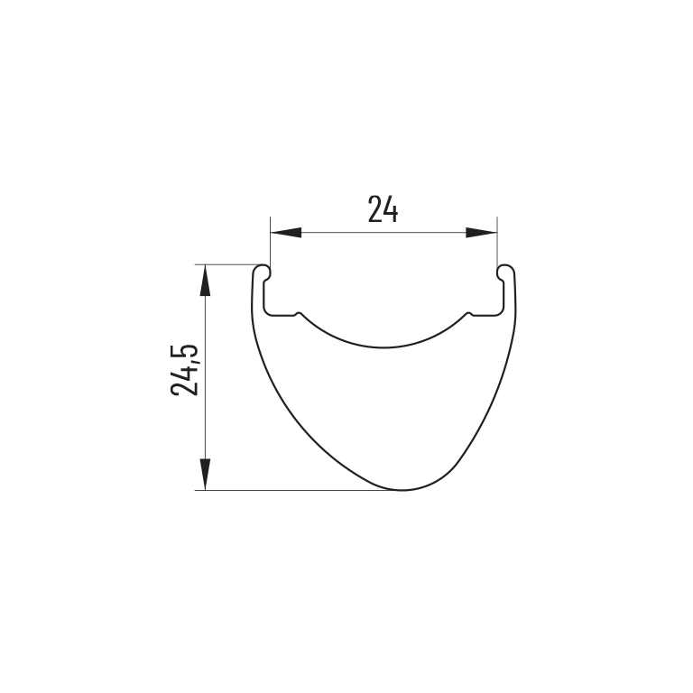 Par de rodas MICHE CONTACT GR DISC com pneus (Center Lock)