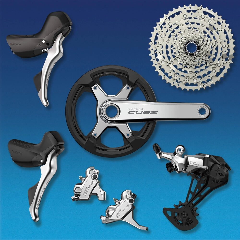 Cassete 10V SHIMANO CUES CS-LG400 Linkglide - Edição Polish Silver