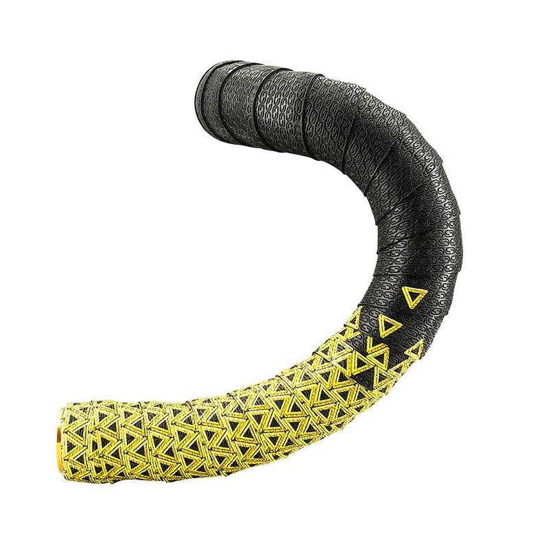 Fita de Guiador DEDA LOOP + END-PLUG Preto/Amarelo