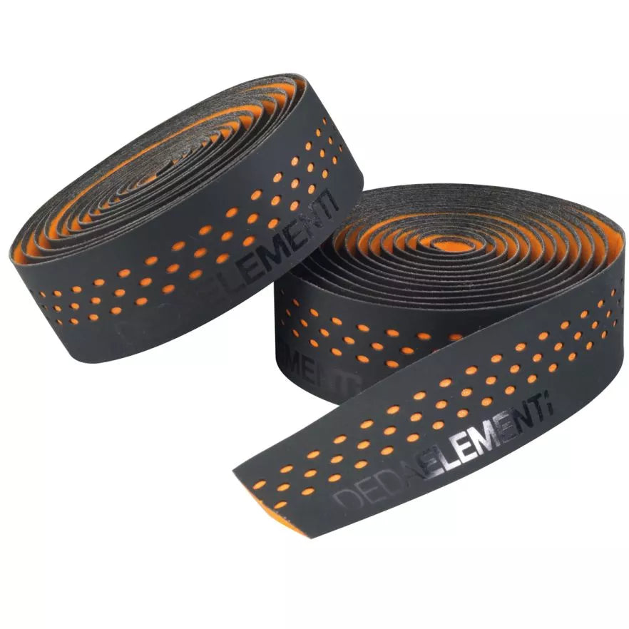 Fita para guiador DEDA PRESA Preto/Laranja