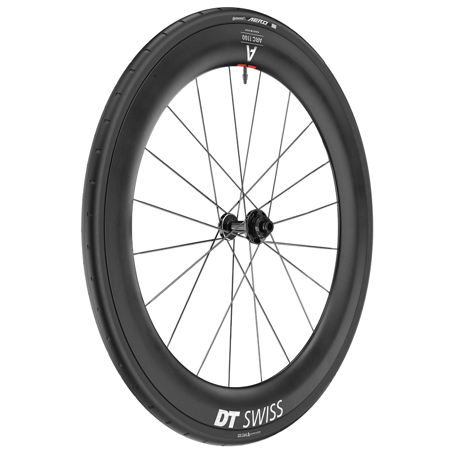Roda dianteira DT SWISS ARC 1100 DICUT WTS 55 Tubeless Ready (bloqueio central)