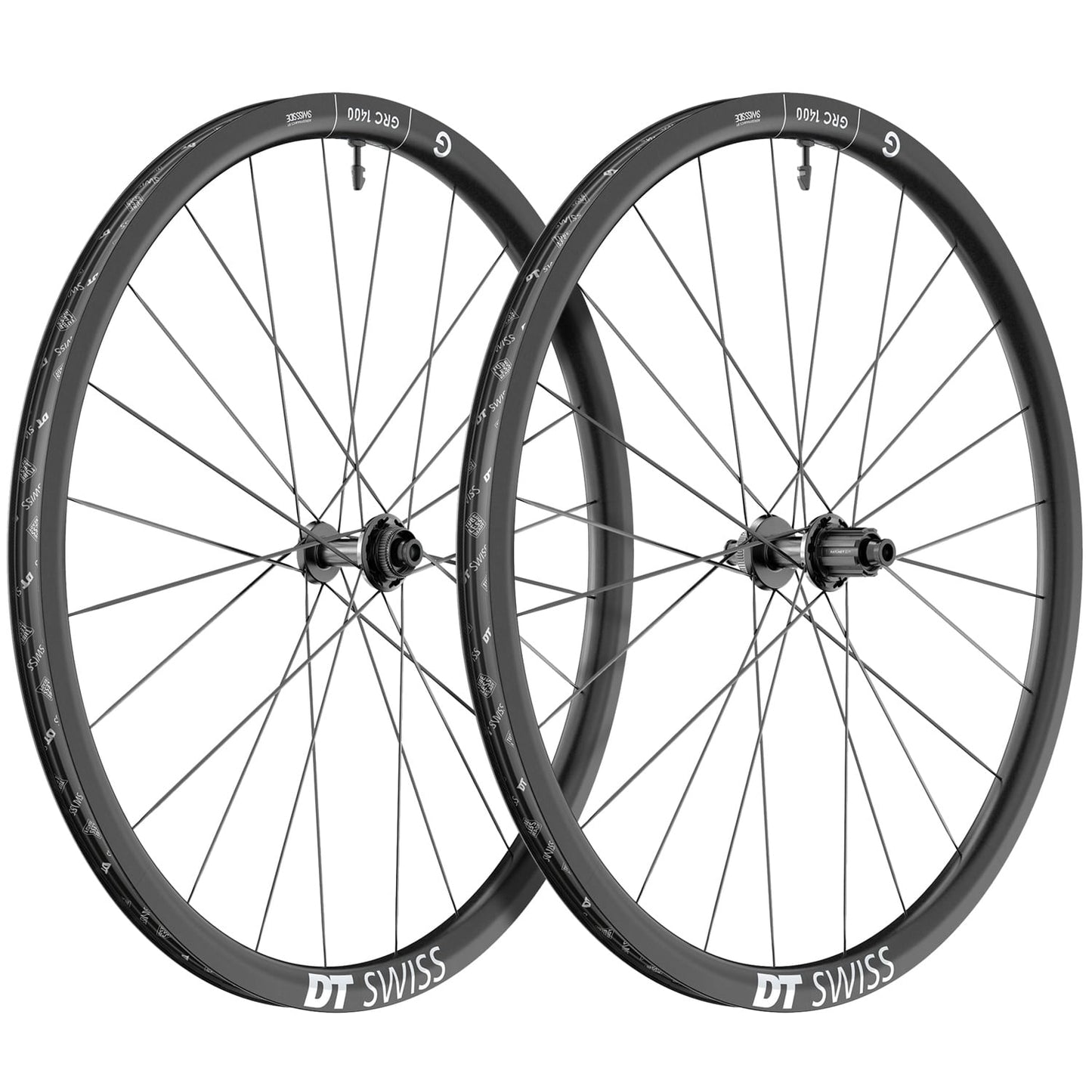 Par de rodas DT SWISS GRC 1400 DICUT 30 DISC Tubeless Ready (Centerlock)
