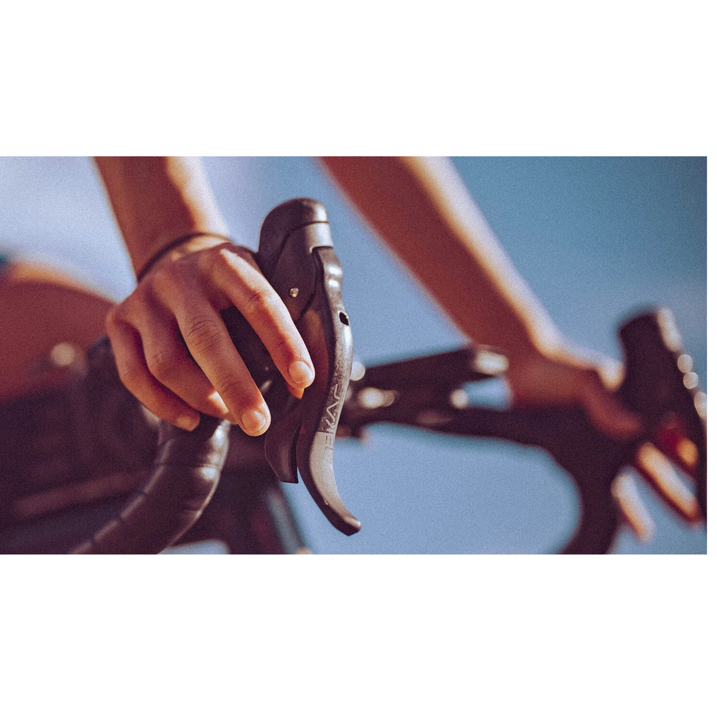 Alavanca reta e pinça traseira 140mm CAMPAGNOLO EKAR GT 13V Montagem plana sem disco