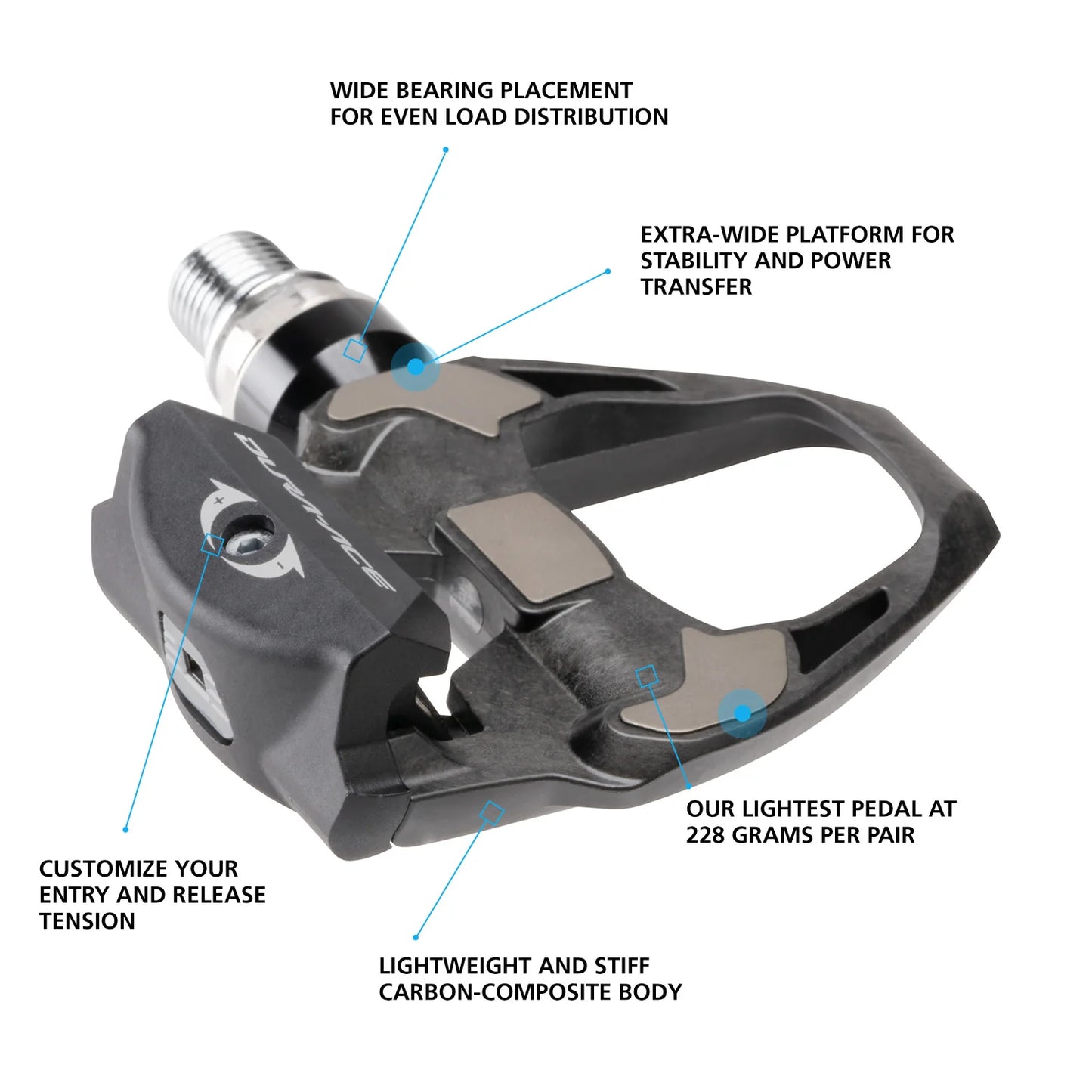 Pedais SHIMANO DURA-ACE R9100